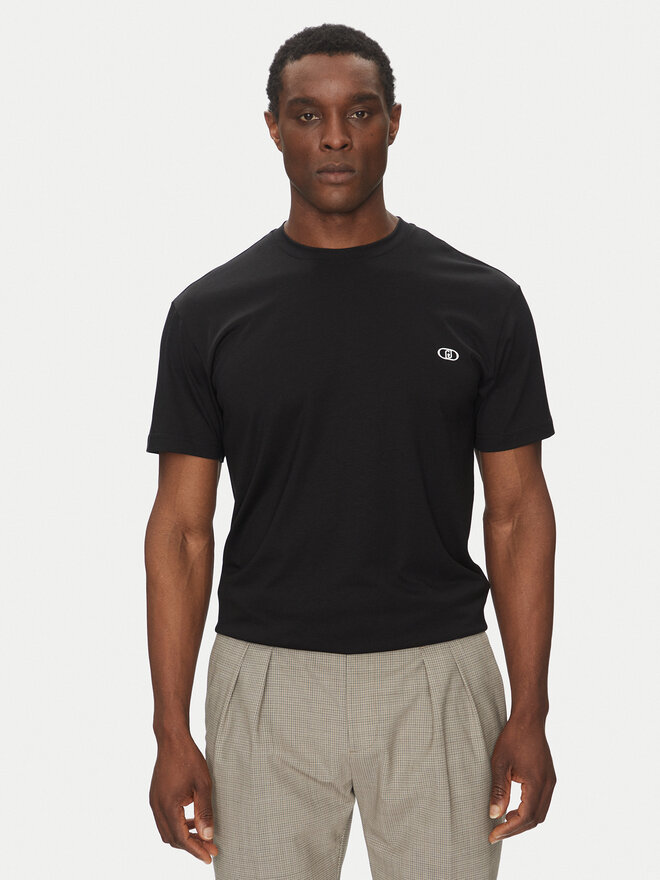 Liu Jo Liu Jo Футболка QA5174 J4805 Чорний Regular Fit