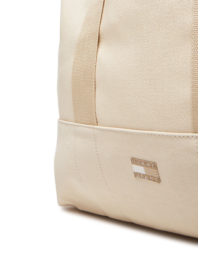 Tommy Jeans Soma Tommy Jeans Tjw Tote Edition Canvas AW0AW17542 Bēšs