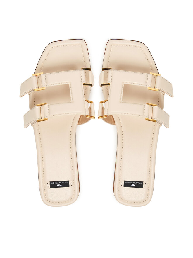 Elisabetta Franchi Шльопанці Elisabetta Franchi SA-50L-62E2-V550 Кремовий