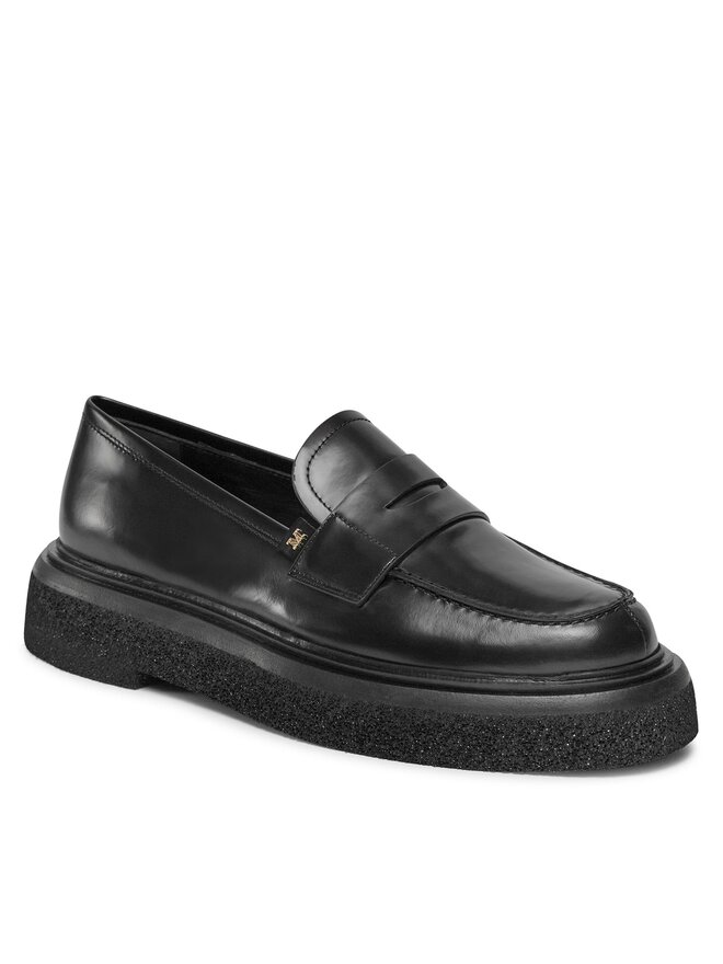 Max Mara Loafers Max Mara Crepeloafer 23452619336 Μαύρο