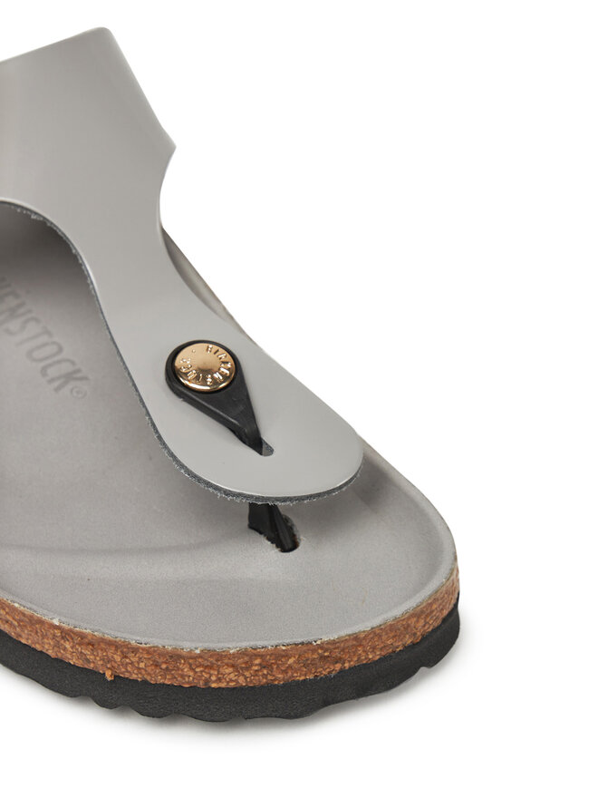Birkenstock Zehentrenner Birkenstock Gizeh Big Buckle Hex 1029507 Grau