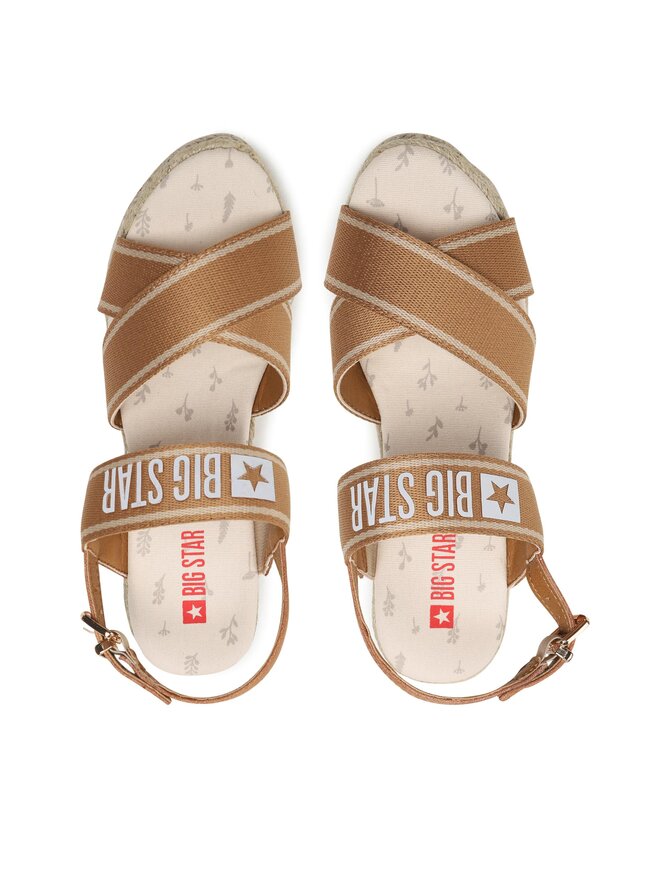 Big Star Shoes Sandały Big Star Shoes LL274883 Beżowy