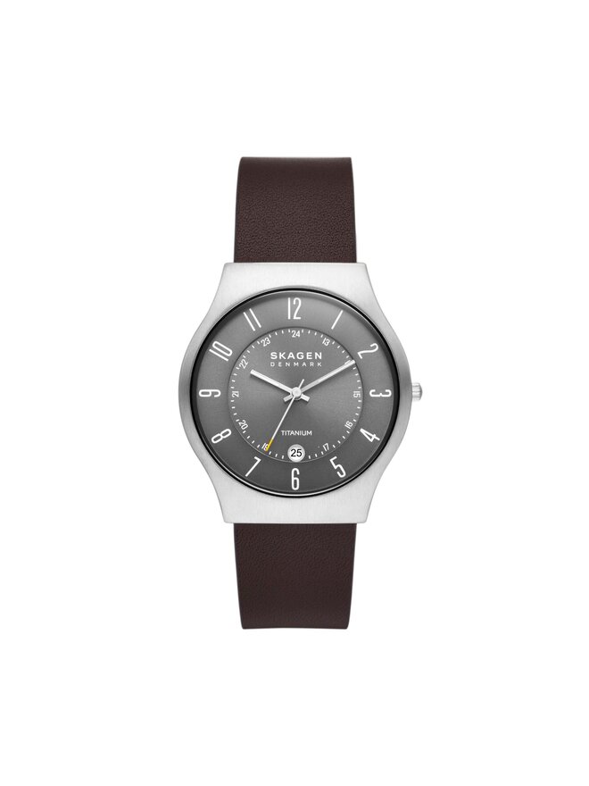 Skagen Годинник Skagen Malbye Gent SKW6909 Коричневий