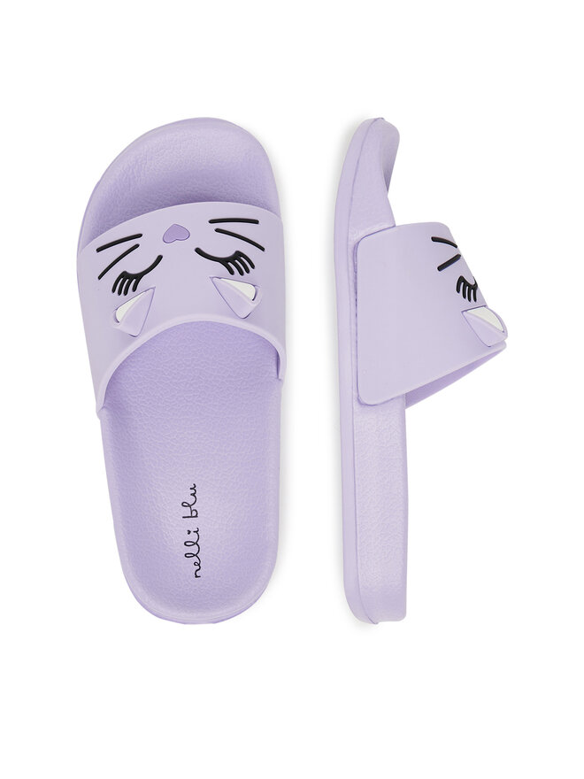 Nelli Blu Klapki Nelli Blu P3040014K Fioletowy