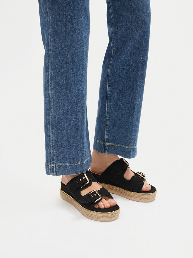 JENNY Espadrilles JENNY LB-P1434-YLD Fekete
