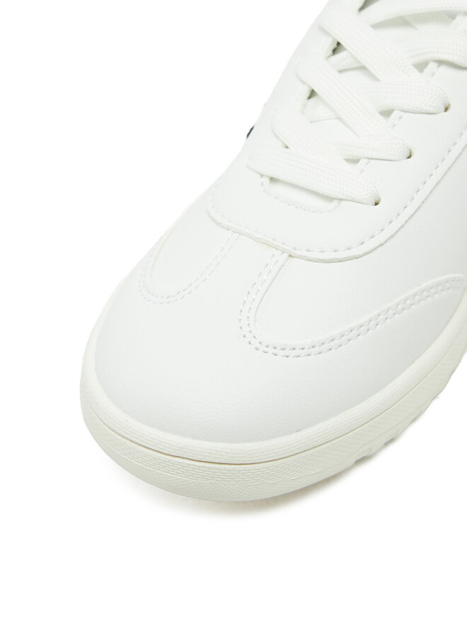 Tommy Hilfiger Sneakersy Tommy Hilfiger Stripe Low Cut Lace-Up Sneaker T3X9-33850-1355 S Biały