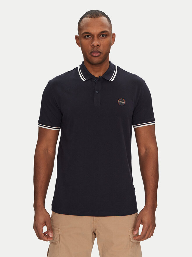 Napapijri Napapijri Polo E-Macas NP0A4ID51761 Σκούρο μπλε Regular Fit