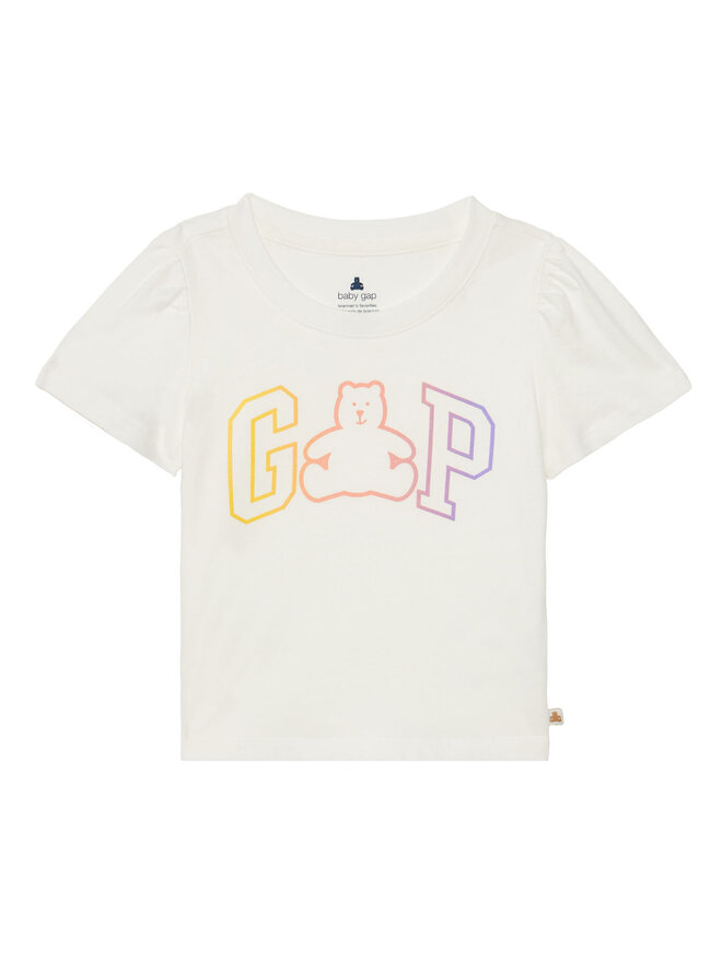 Gap Gap Camiseta 736117-01 Blanco Regular Fit