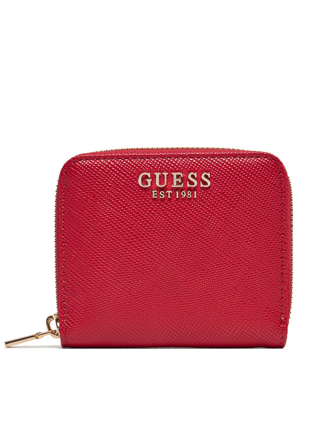 Guess Малък дамски портфейл Guess Laurel (ZG) Slg SWZG85 00370 Червен