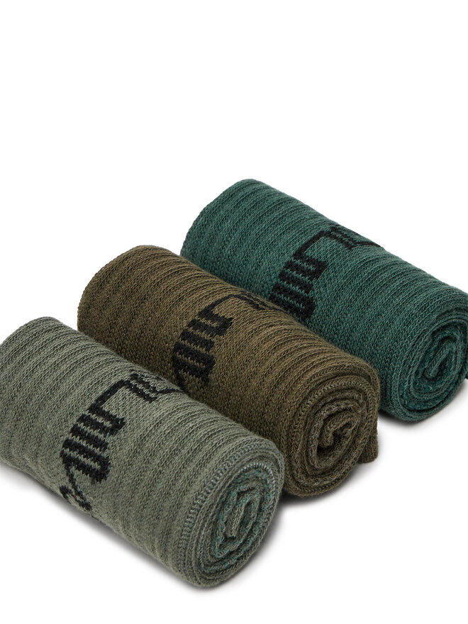 Quiksilver Skarpety Quiksilver AS_QUIKSILVER_100W_SS25 (3-PACK) Khaki