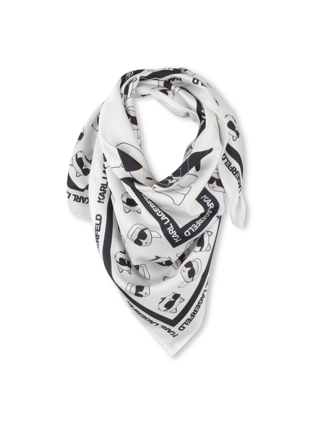 KARL LAGERFELD Chusta KARL LAGERFELD Z30548 Biały