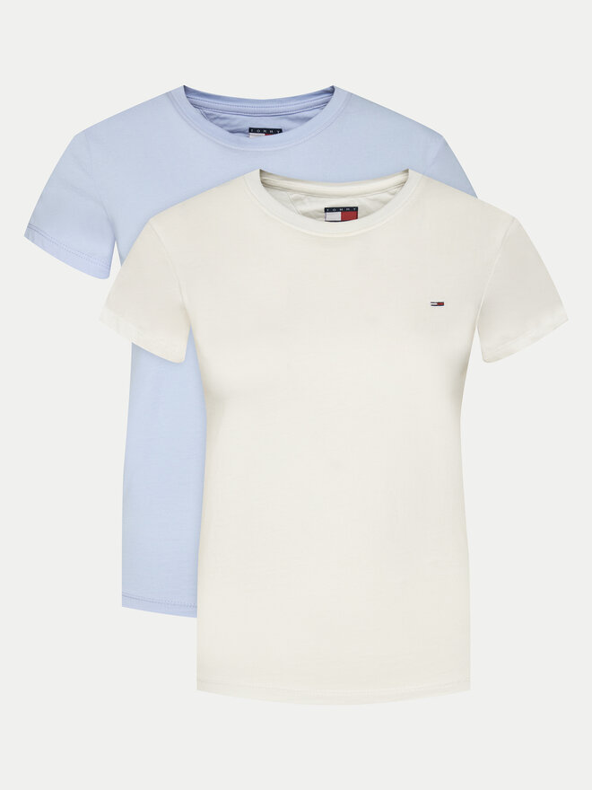 Tommy Jeans Tommy Jeans 2er-Set T-Shirts DW0DW21366 Bunt Slim Fit