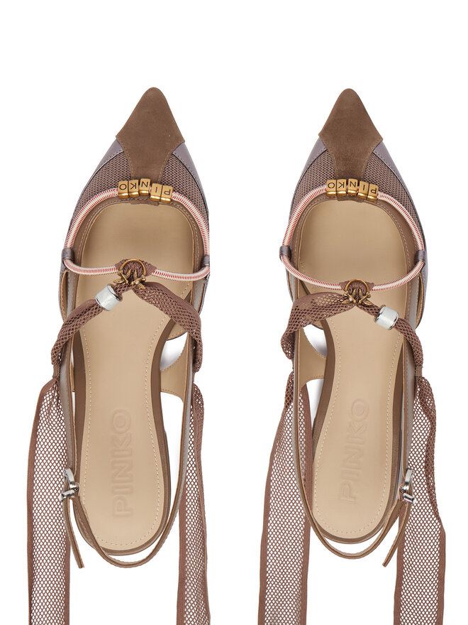 PINKO Босоніжки PINKO Gianira 30 SD0547 P003 Коричневий