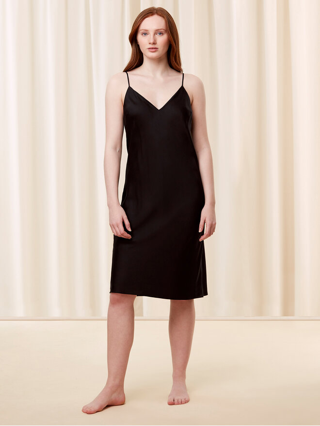 Triumph Triumph Naktiniai marškiniai Silky Sensuality NDW X 10216557 Juoda Regular Fit