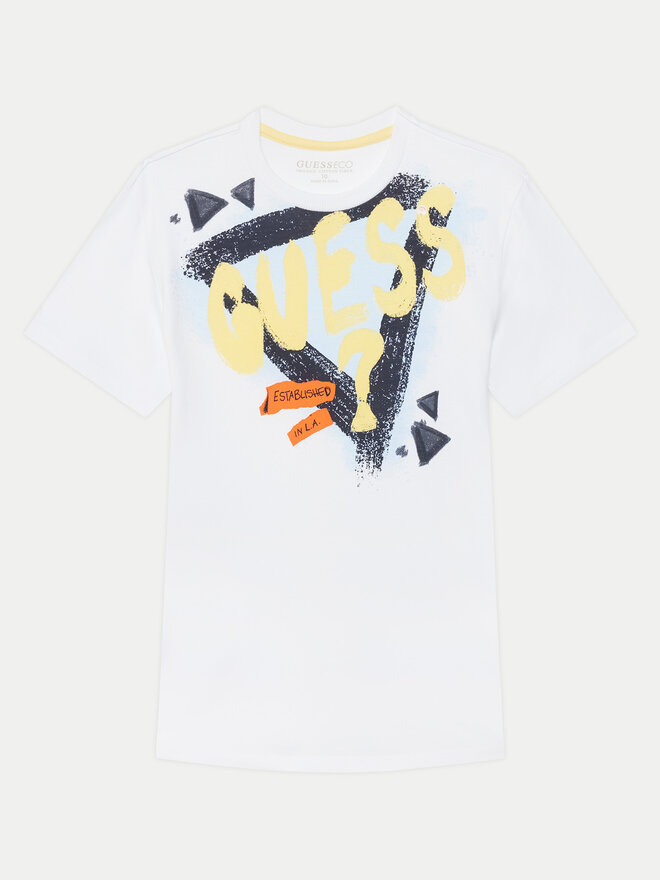 Guess Guess Camiseta L5GI00 K8HM4 Blanco Regular Fit