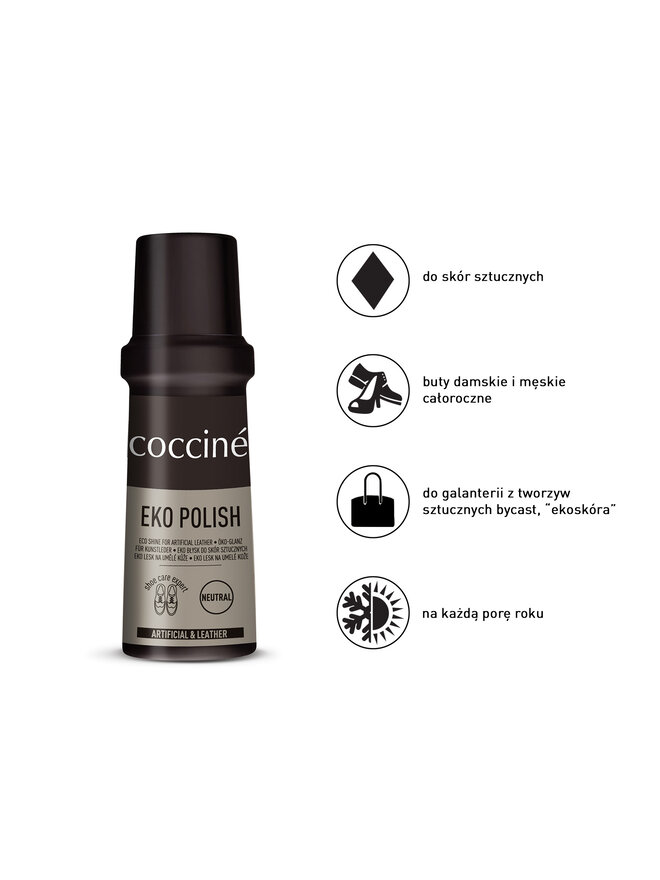 Coccine Spodrināšanas līdzeklis Coccine Eko Polish 55/34/75/02/Z/v5 Melns