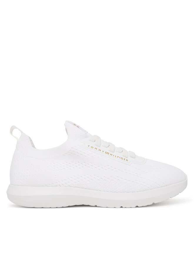 Tommy Hilfiger Sneakers Tommy Hilfiger Knit Extralight Runner FW0FW09112 Weiß