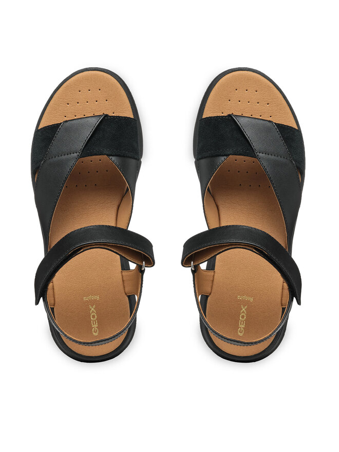 Geox Sandales Geox D Dandra 40 D55SCB 05422 C9999 Melns