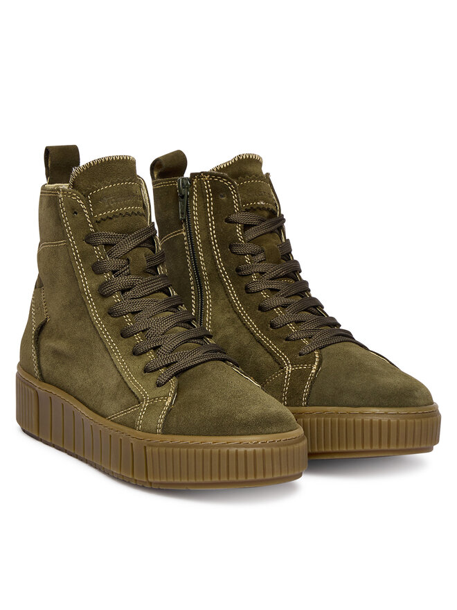 Tamaris Schnürschuhe Tamaris 1-25205-45 Khakifarben