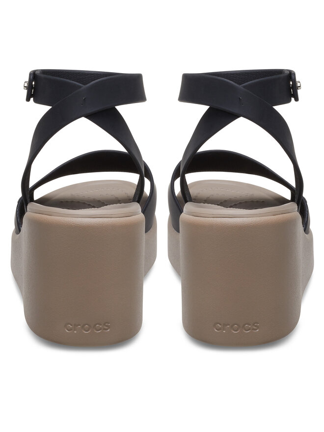 Crocs Σανδάλια Crocs Brooklyn Ankle Strap Wedge 209406 Μαύρο