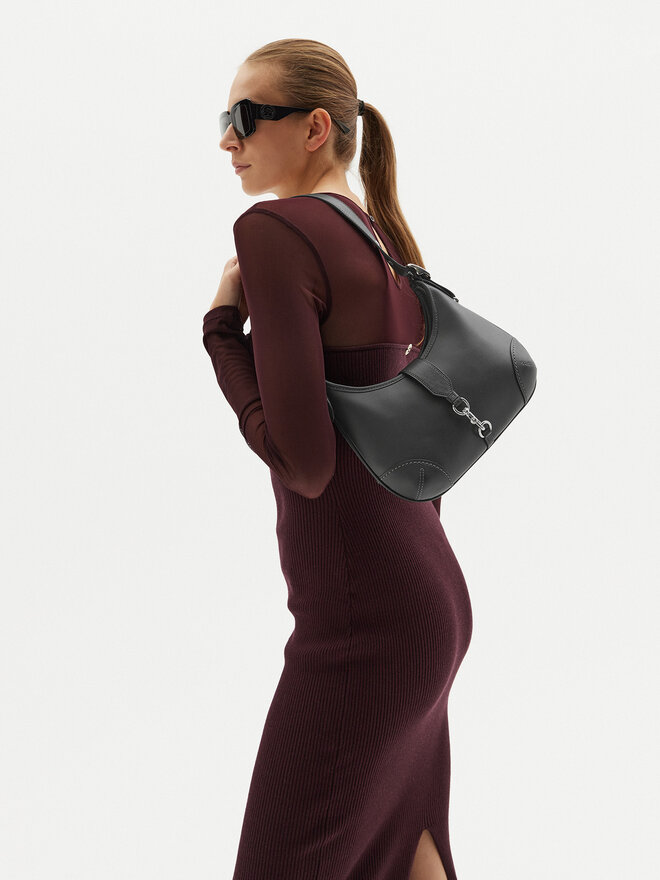 Coach Geantă Coach Hamptons Hobo CW642 Negru