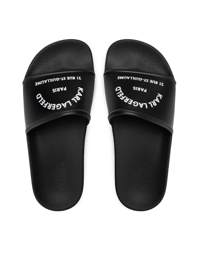 KARL LAGERFELD Şlapi KARL LAGERFELD KL80908 Negru