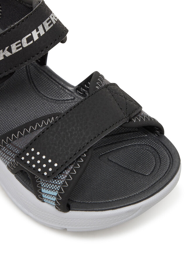 Skechers Sandale Skechers Microspec-Splash- 407034L/BKSL Negru