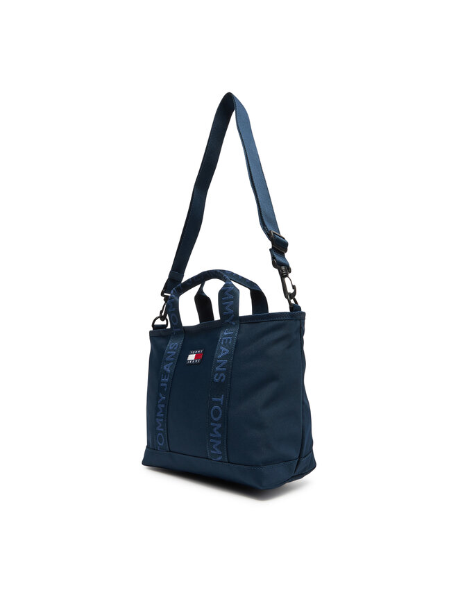 Tommy Jeans Handtasche Tommy Jeans Tjw Daily Mini Tote AW0AW17566 Dunkelblau