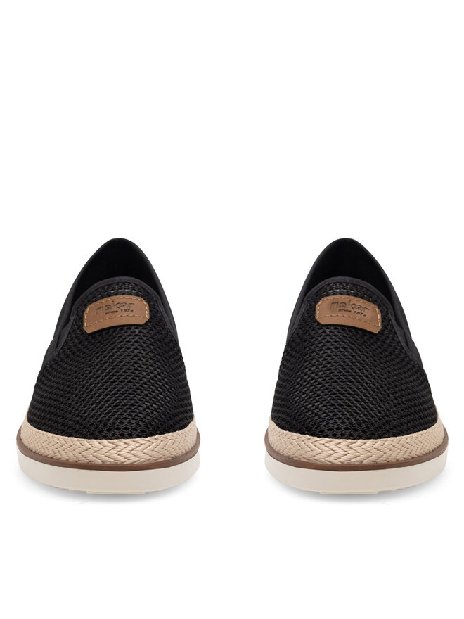 Rieker Espadrilky Rieker B2366-00 Čierna