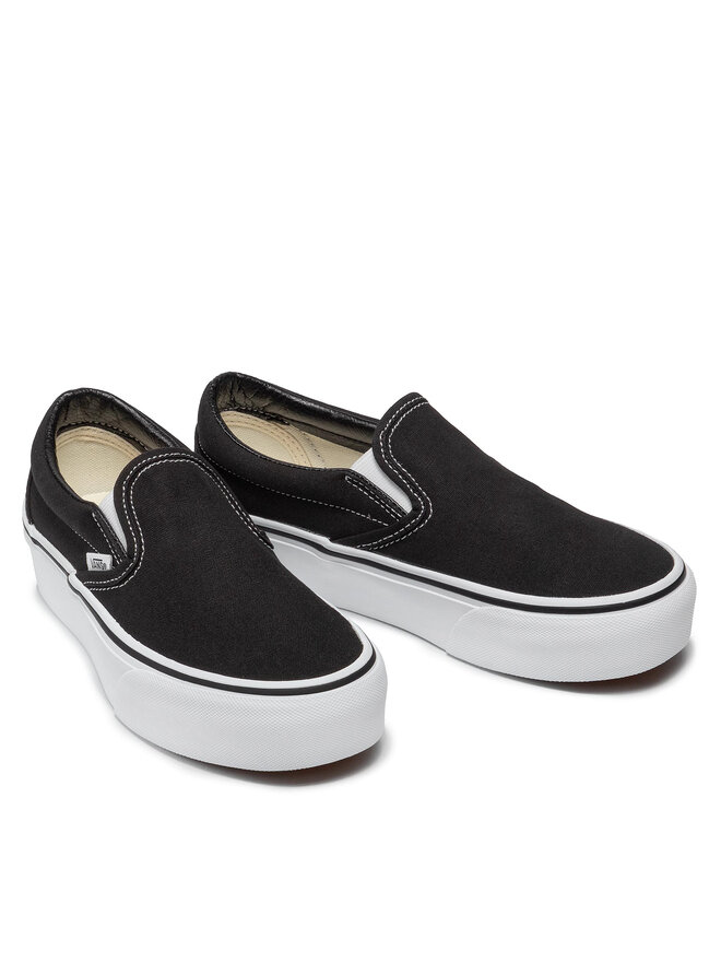 Vans Tenisky Vans Classic Slip-On P VN00018EBLK Čierna
