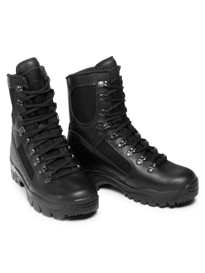 Meindl Schnürstiefeletten Meindl Kampfstiefel Leic 3673P Schwarz