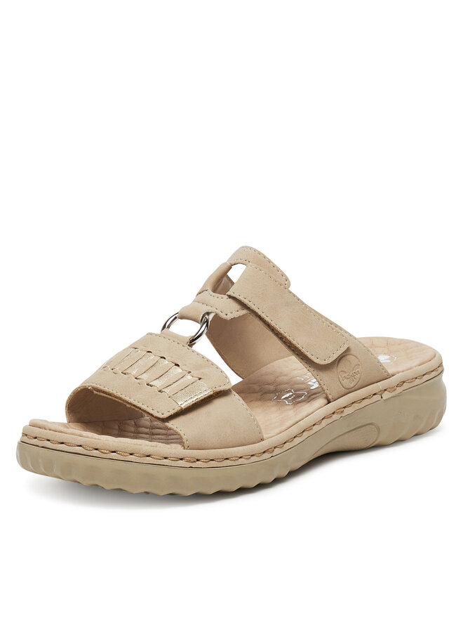 Rieker Pantoletten Rieker 60481-62 Beige