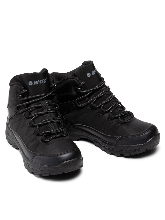 Hi-Tec Трекінгові черевики Hi-Tec Selven Mid Teen WS-AW21-HT-01-Q3 Чорний