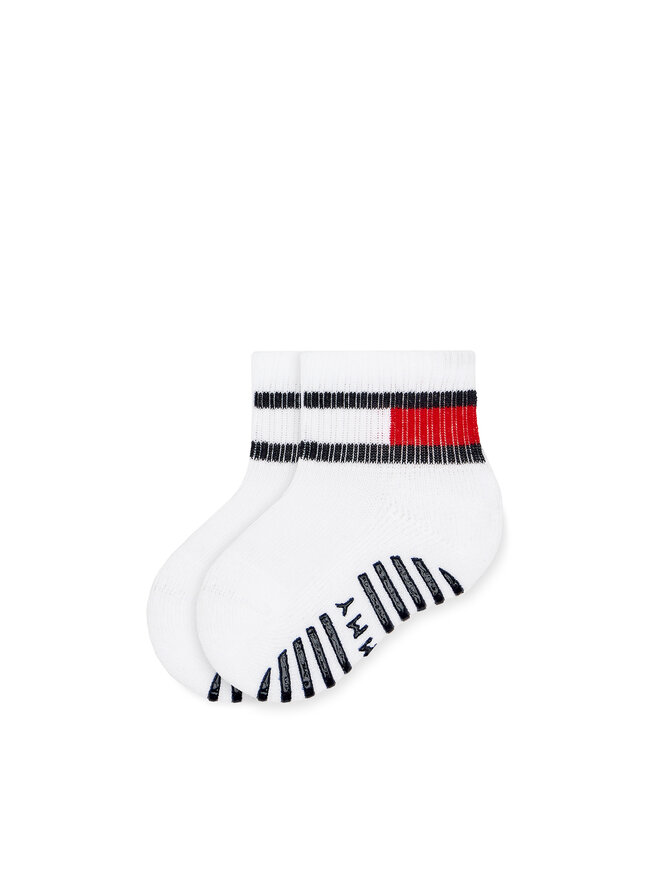Tommy Hilfiger Vaikiškų ilgų kojinių komplektas (2 poros) Tommy Hilfiger 701226500 Balta
