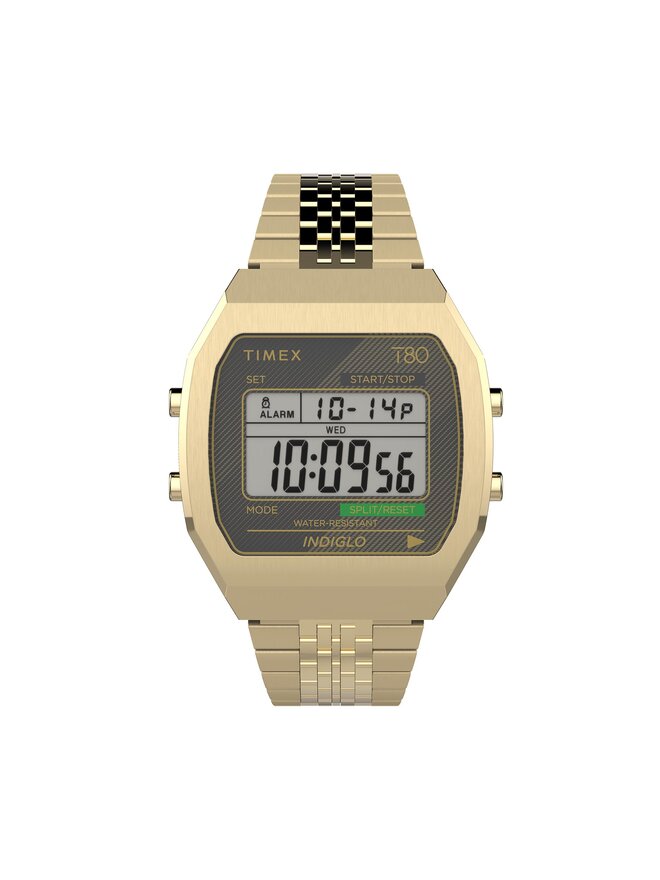Timex Zegarek Timex T80 TW2V74300 Złoty