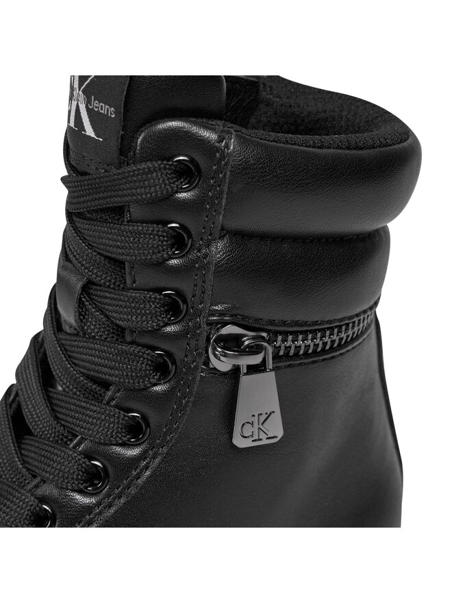 Calvin Klein Jeans Туристически oбувки Calvin Klein Jeans Lace-Up Bootie V3A5-80687-1355 M Черен