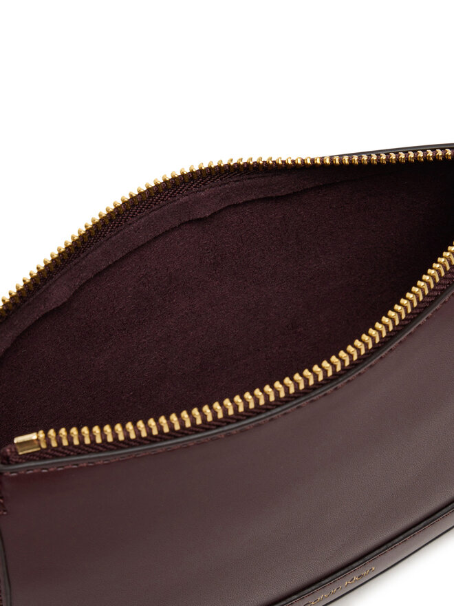 Calvin Klein Handtasche Calvin Klein Hardware Zip Crossbody LV04F1046G Dunkelrot