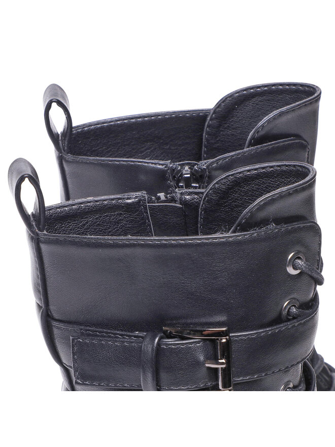 DeeZee Schnürstiefeletten DeeZee WS5656-01 Schwarz
