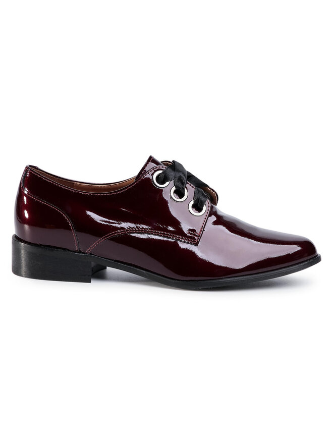 Sagan Nizki čevlji Sagan 3690 Bordo rdeča