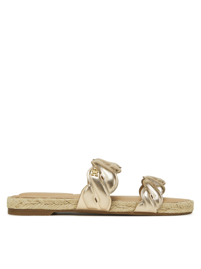 Tommy Hilfiger Alpargatas Tommy Hilfiger Metallic Rope Espadrille Mule FW0FW08670 Oro