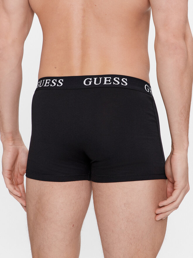 Guess Guess Σετ μποξεράκια 3 τμχ Placed Logo U4RG04 K6YW0 Μαύρο