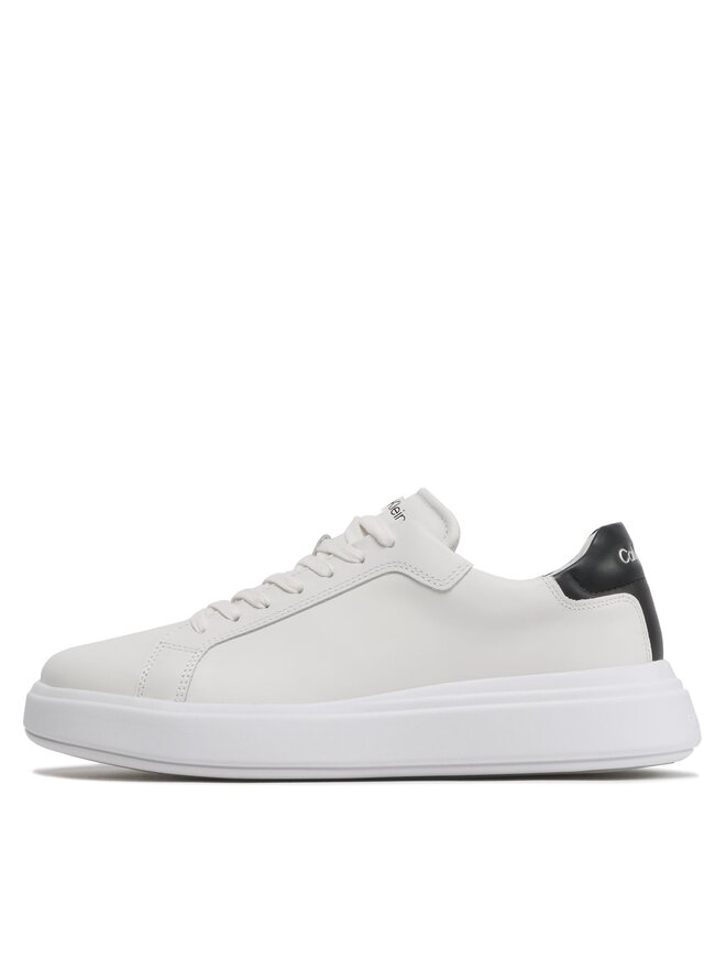 Calvin Klein Αθλητικά Calvin Klein Low Top Lace Up Lth HM0HM01016 Λευκό