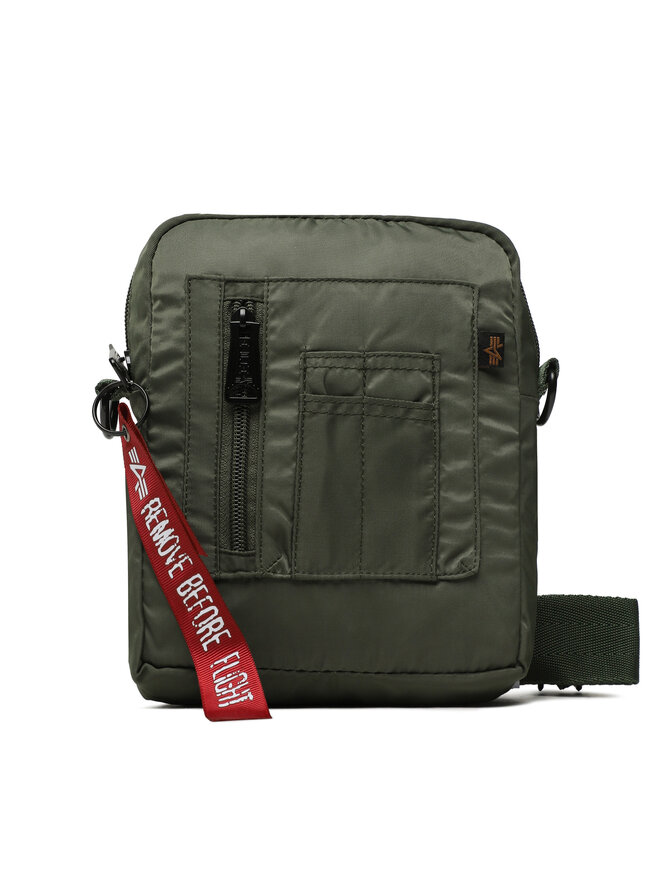 Alpha Industries Плоска сумка Alpha Industries Crew Carry Bag 196924 Зелений