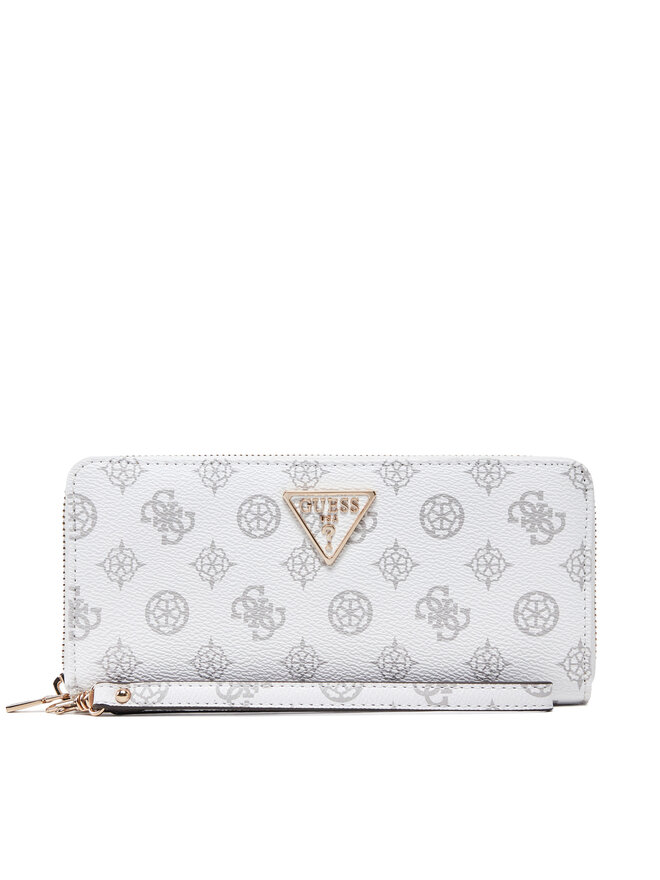 Guess Голям дамски портфейл Guess SWPG85 00146 Бял