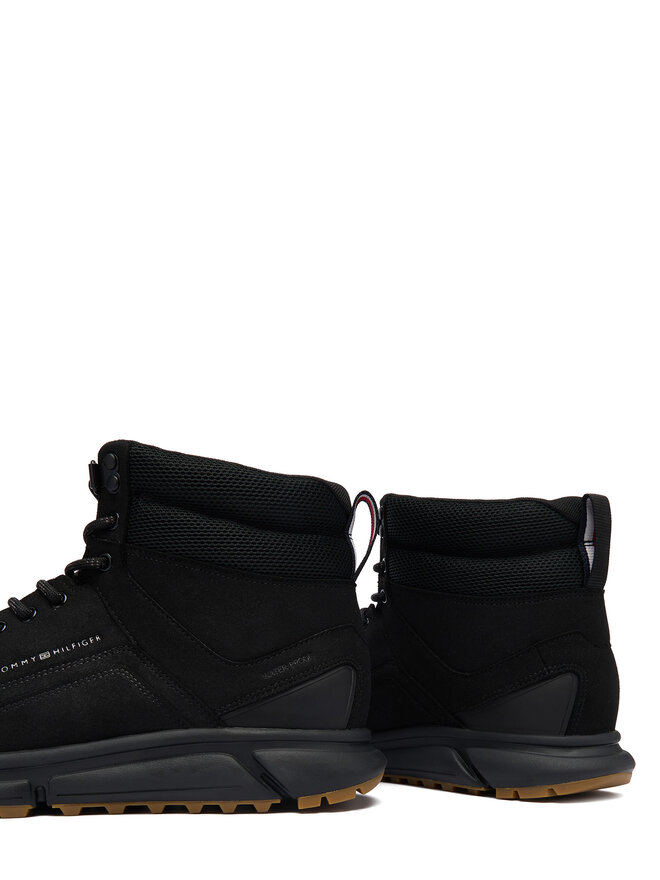 Tommy Hilfiger Черевики Tommy Hilfiger Outdoor Runner Hi Wpm FM0FM05575 Чорний