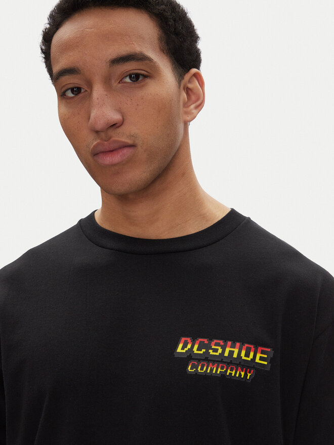 DC DC T-Shirt ADYZT05457 Schwarz Heritage Fit