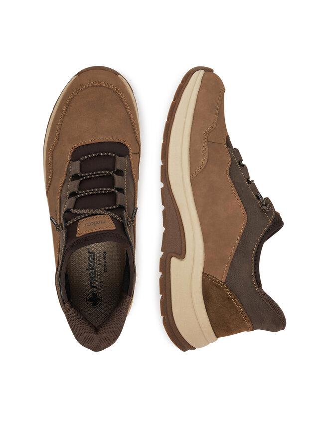 Rieker Sneakersy Rieker 11055-25 Hnedá