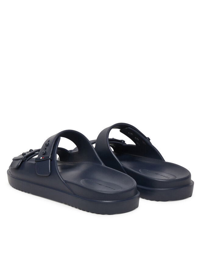 Tommy Hilfiger Pantoletten Tommy Hilfiger Light Adjustable FM0FM05757 Dunkelblau
