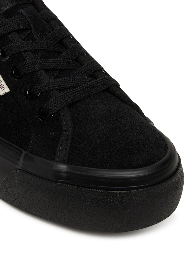 Calvin Klein Sportcipők Calvin Klein Vulc Flatf Lace Up Sue/Wl Ck YW0YW02000 Fekete