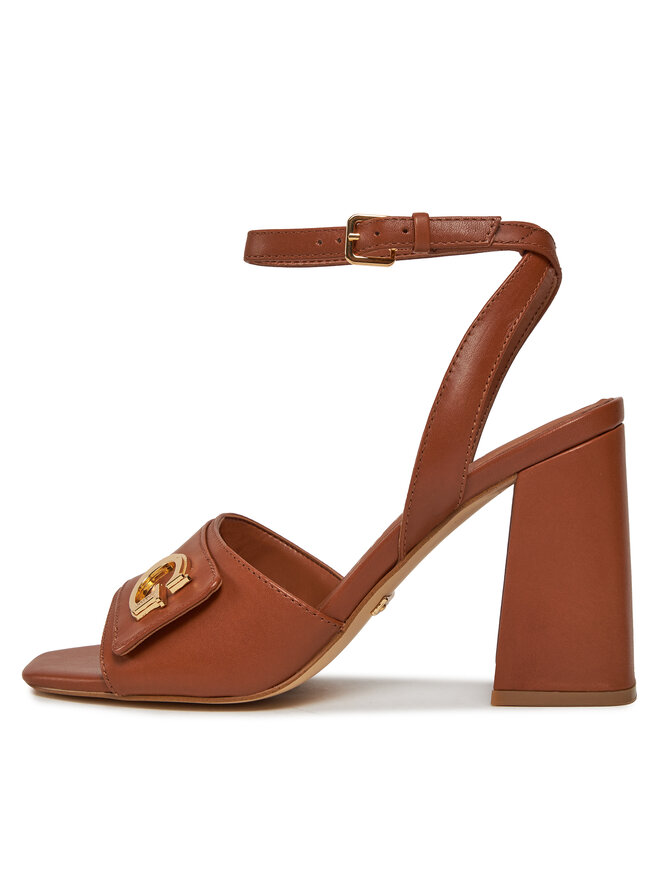 Guess Sandály Guess Kernara FLJKRN LEA03 Hnědá